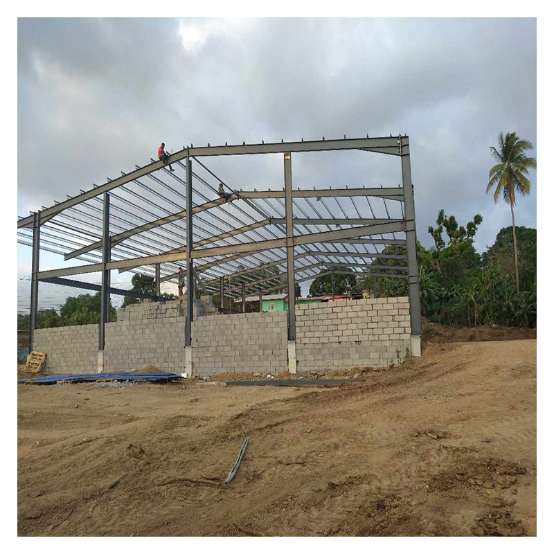 Panamá Edificio prefabricado con estructura de acero simple y sólido para almacenamiento de almacén
