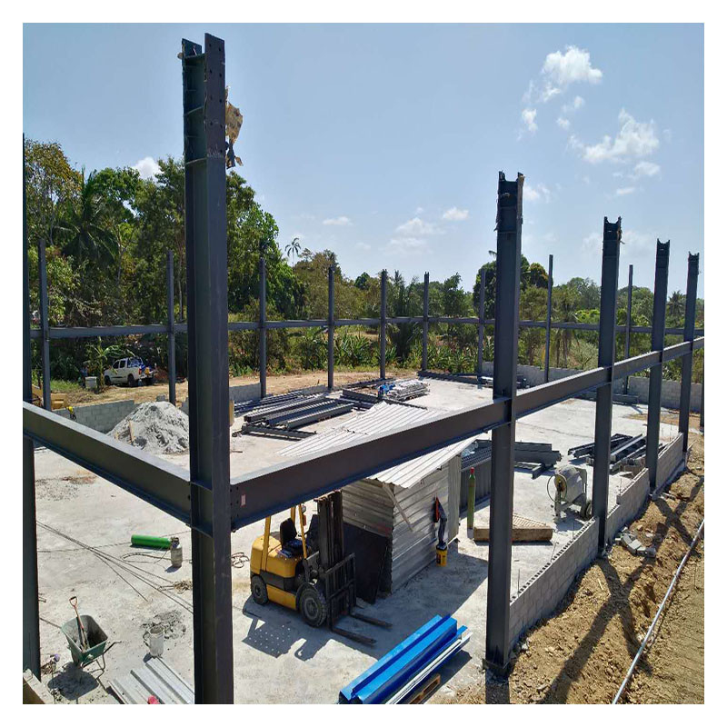 Panamá Edificio prefabricado con estructura de acero simple y sólido para almacenamiento de almacén
