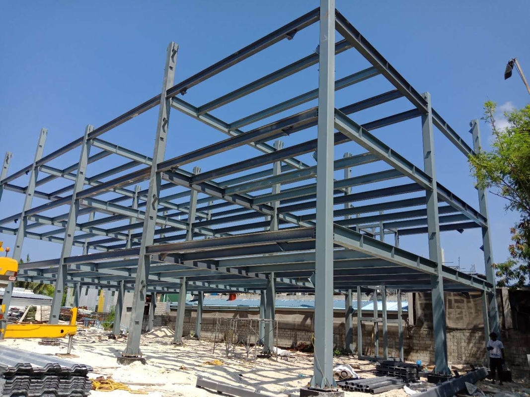 Construcción prefabricada de estructuras de acero de gran altura Edificios de estructura de acero Casas para las Maldivas Utilice materiales aislantes