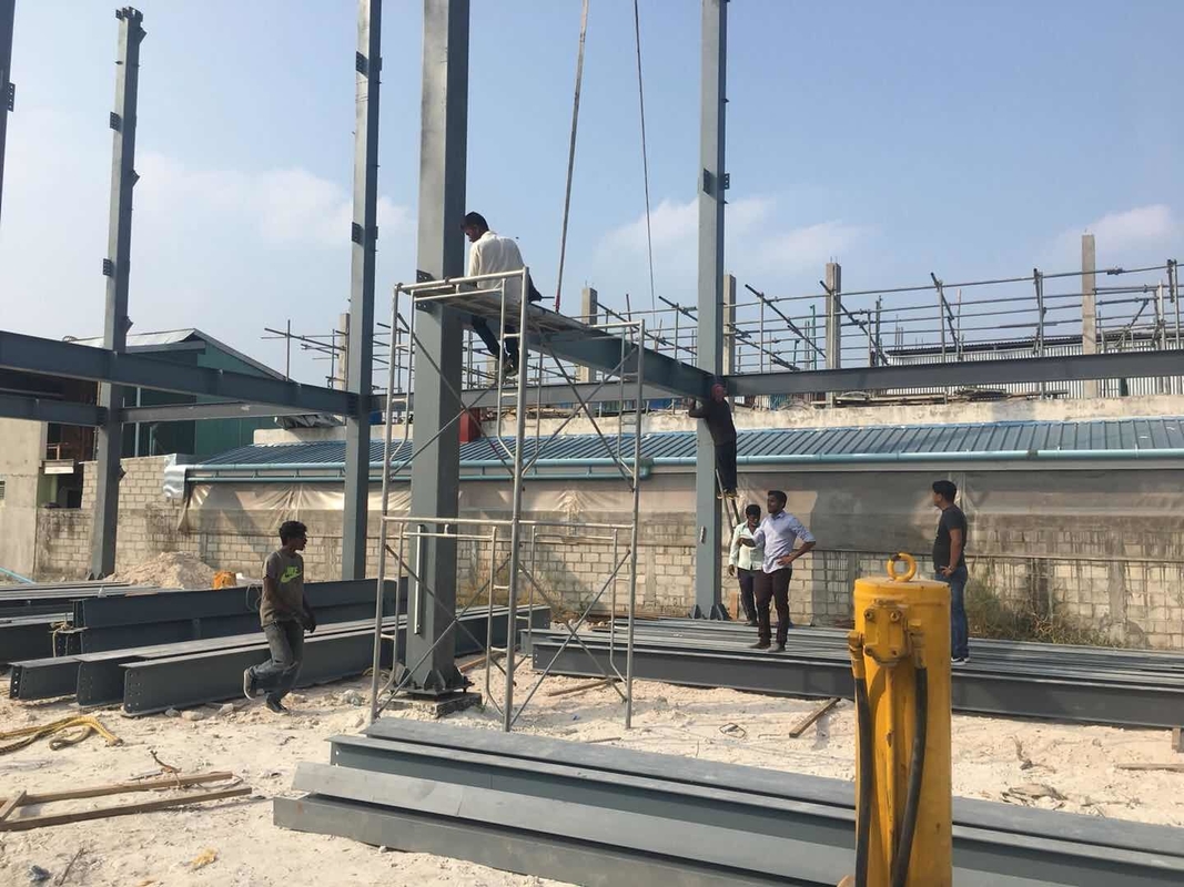 Construcción prefabricada de estructuras de acero de gran altura Edificios de estructura de acero Casas para las Maldivas Utilice materiales aislantes