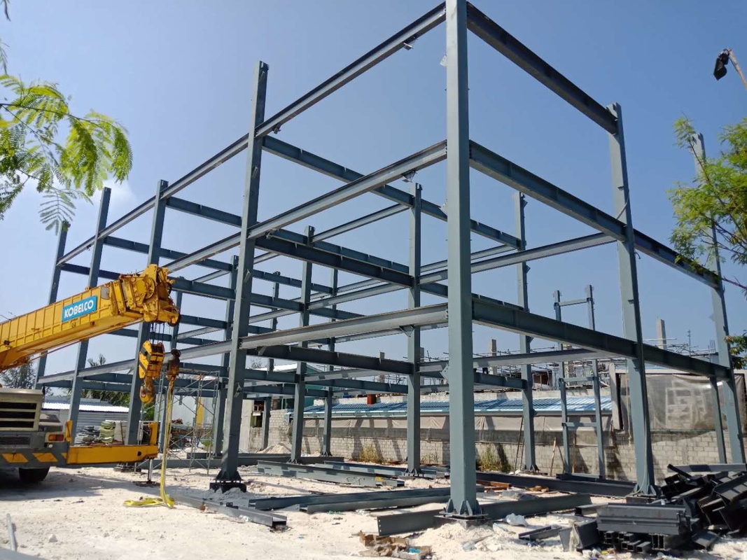 Construcción prefabricada de estructuras de acero de gran altura Edificios de estructura de acero Casas para las Maldivas Utilice materiales aislantes