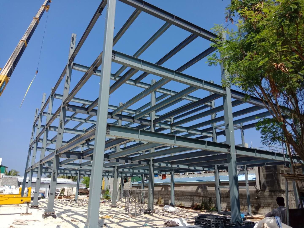 Construcción prefabricada de estructuras de acero de gran altura Edificios de estructura de acero Casas para las Maldivas Utilice materiales aislantes