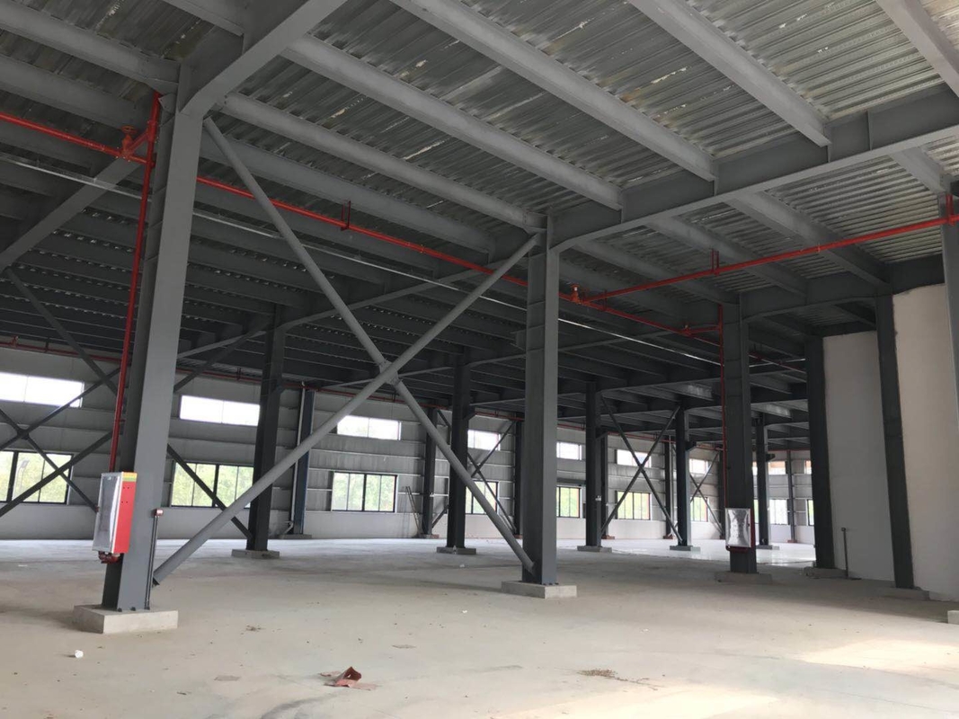 H Construcción de estructuras de acero de larga envergadura La estructura de gran altura se utiliza en edificios de oficinas comerciales