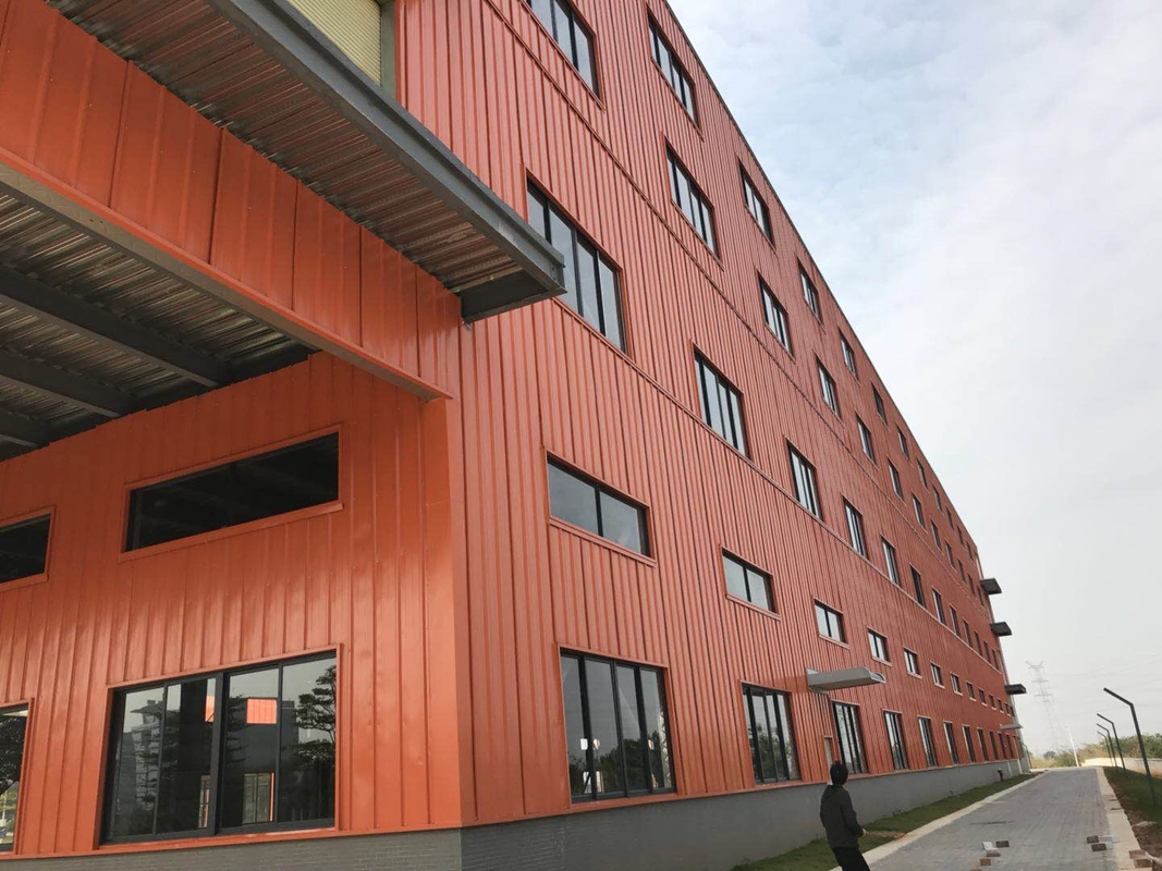 H Construcción de estructuras de acero de larga envergadura La estructura de gran altura se utiliza en edificios de oficinas comerciales