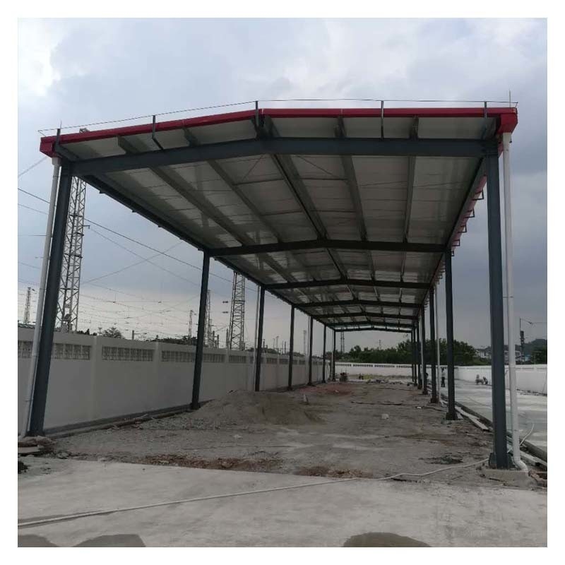Instalación fácil Estructura exterior de acero Marco de acero Garage Shed de automóviles Hangar en China