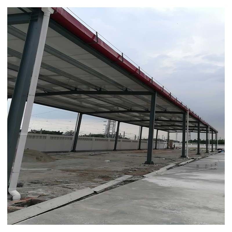 Instalación fácil Estructura exterior de acero Marco de acero Garage Shed de automóviles Hangar en China