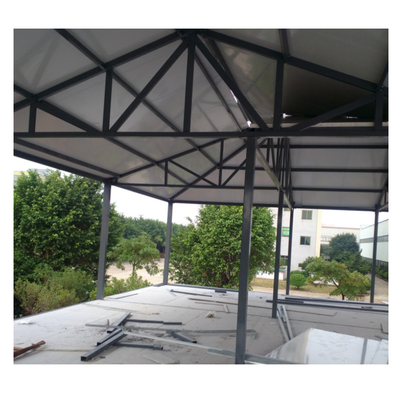 Materiales personalizables estructura de acero de dos pisos adecuada para viviendas económicas modernas villa de acero ligero