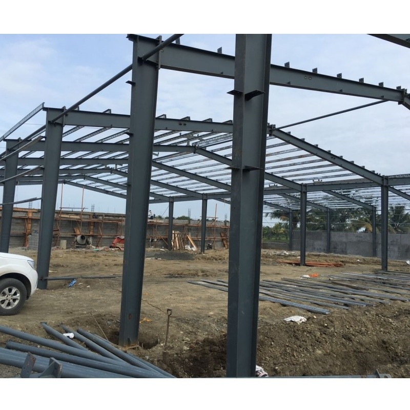 Exportación a Filipinas Pared de ladrillo galvanizado en caliente en forma de C, marco galvanizado de acero para edificios de almacenes