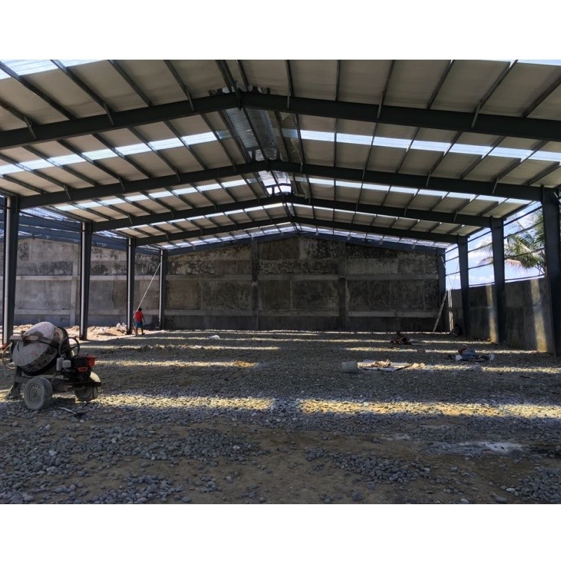 Exportación a Filipinas Pared de ladrillo galvanizado en caliente en forma de C, marco galvanizado de acero para edificios de almacenes