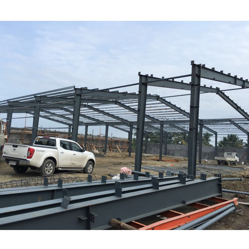 Exportación a Filipinas Pared de ladrillo galvanizado en caliente en forma de C, marco galvanizado de acero para edificios de almacenes