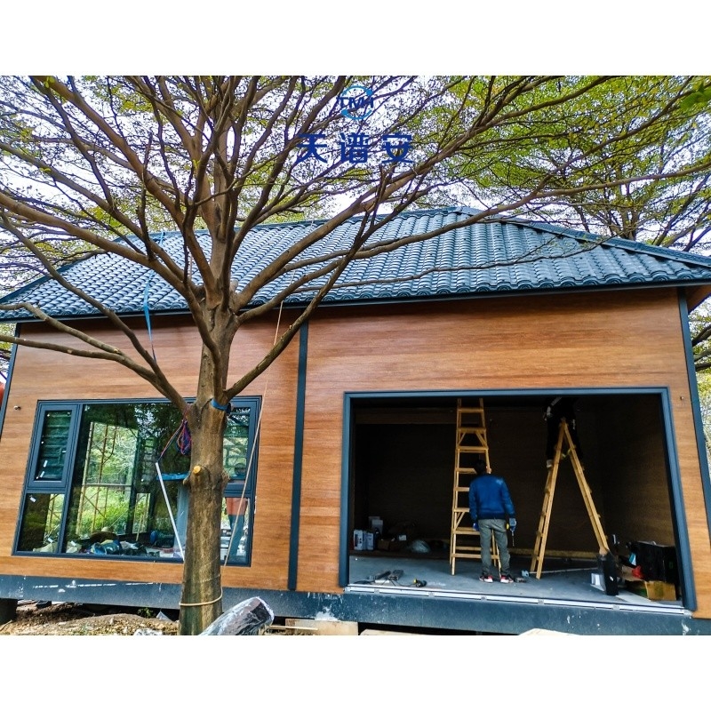 Diseño de ahorro energético de acero ligero, quilla, pared compuesta, estructura de acero de estilo europeo y estadounidense