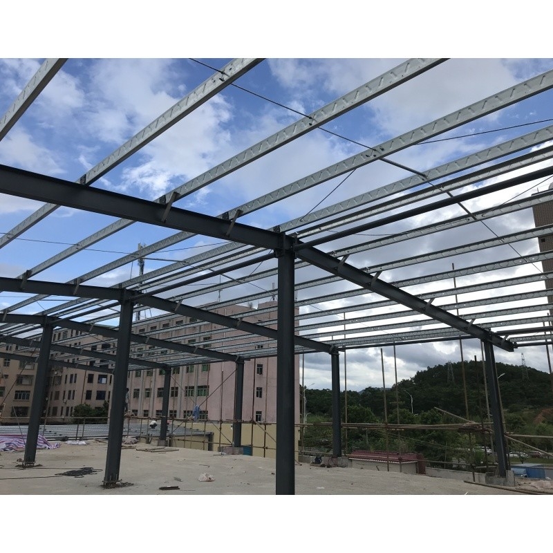 China fabrica estructuras de acero materiales de construcción para almacén almacén de metal edificio de tres pruebas almacén