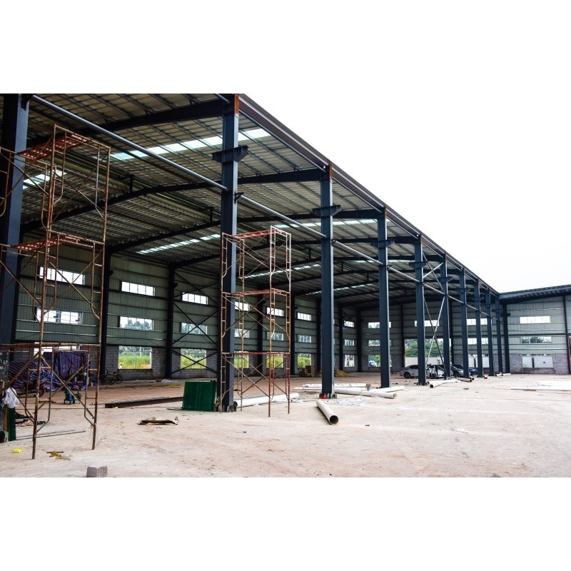 Q345 Material prefabricado galvanizado de fábrica estructura de acero para construcción de acero de fábrica