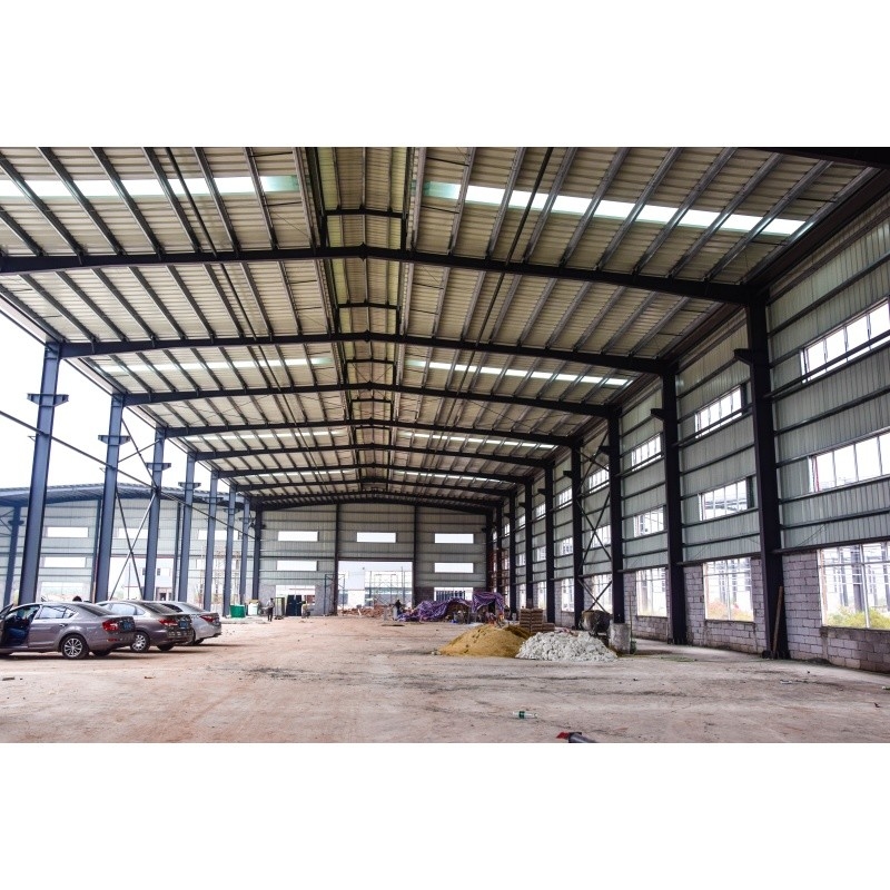Q345 Material prefabricado galvanizado de fábrica estructura de acero para construcción de acero de fábrica