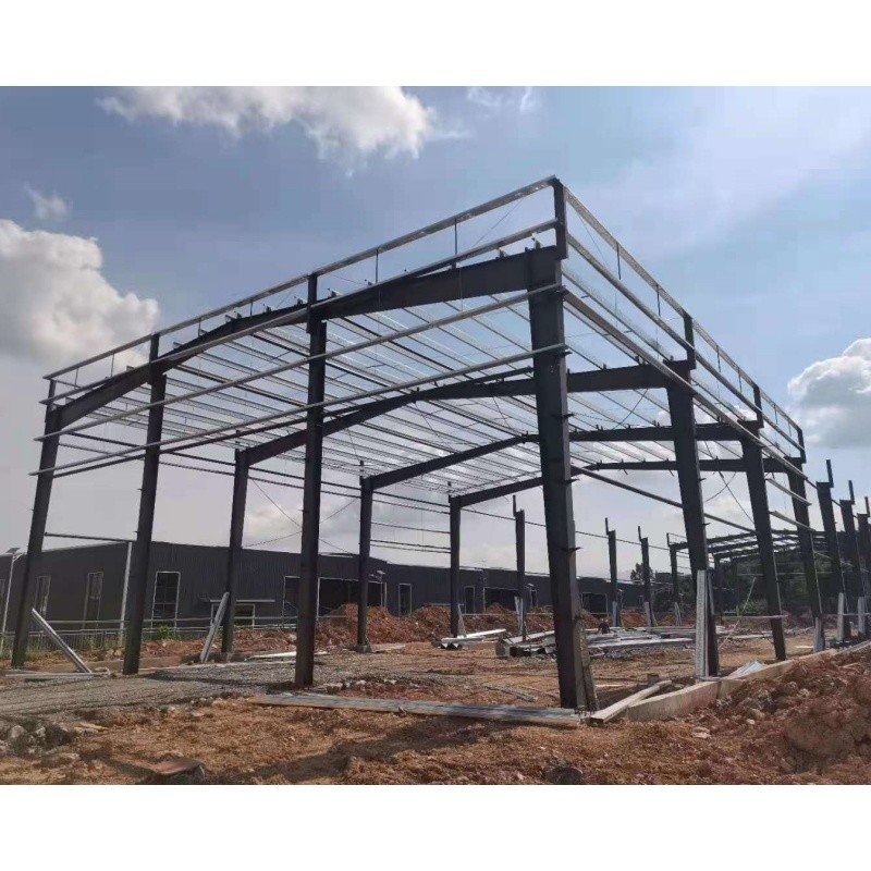 Cuadro de acero resistente a la humedad galvanizado en caliente Construcción de invernaderos para almacenes de invernaderos vegetales