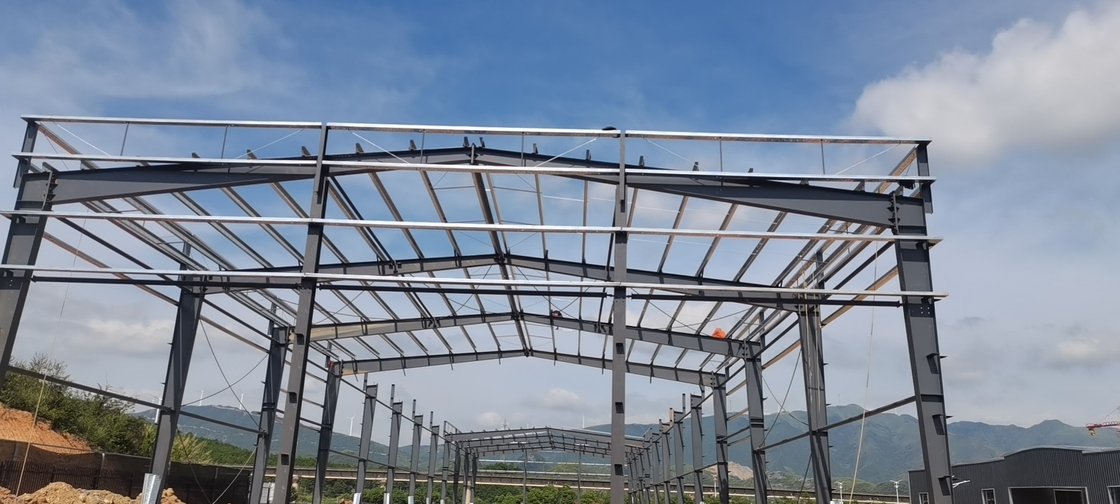 Cuadro de acero resistente a la humedad galvanizado en caliente Construcción de invernaderos para almacenes de invernaderos vegetales