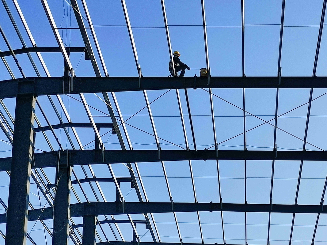 Acero galvanizado de alta resistencia tipo de portal de larga envergadura para edificios de fábricas