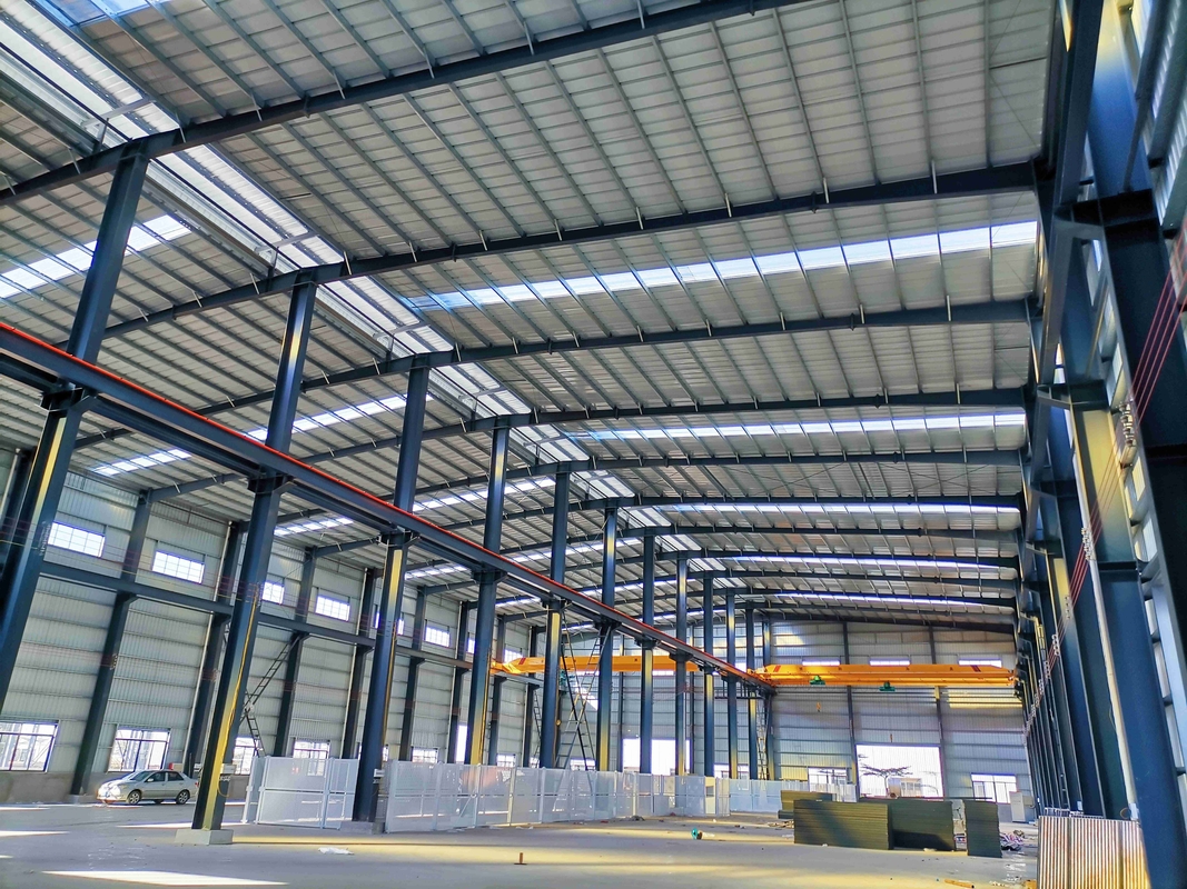Acero galvanizado de alta resistencia tipo de portal de larga envergadura para edificios de fábricas
