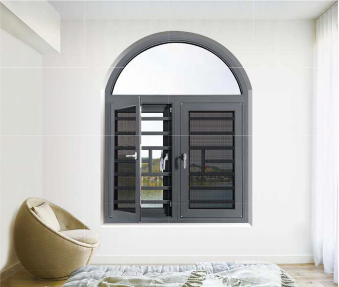 Ventanas de revestimiento con aislamiento térmico y ventilación altamente eficientes para cocinas, baños, dormitorios, etc.