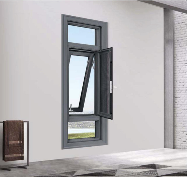 Ventanas de revestimiento con aislamiento térmico y ventilación altamente eficientes para cocinas, baños, dormitorios, etc.