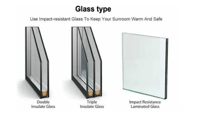 Ventanas de revestimiento con aislamiento térmico y ventilación altamente eficientes para cocinas, baños, dormitorios, etc.