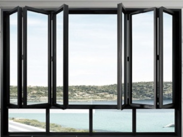 Ventilación y aislamiento térmico de ventanas plegables de aleación de aluminio para estudio, cocina, oficina y otros lugares