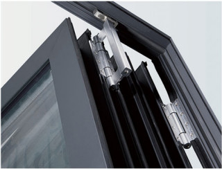 Ventilación y aislamiento térmico de ventanas plegables de aleación de aluminio para estudio, cocina, oficina y otros lugares