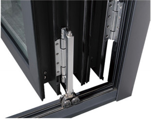 Ventilación y aislamiento térmico de ventanas plegables de aleación de aluminio para estudio, cocina, oficina y otros lugares