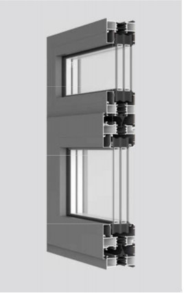 La ventana corredera de aleación de aluminio de aislamiento térmico de 80 mm es adecuada para balcones, cocinas y otros espacios domésticos