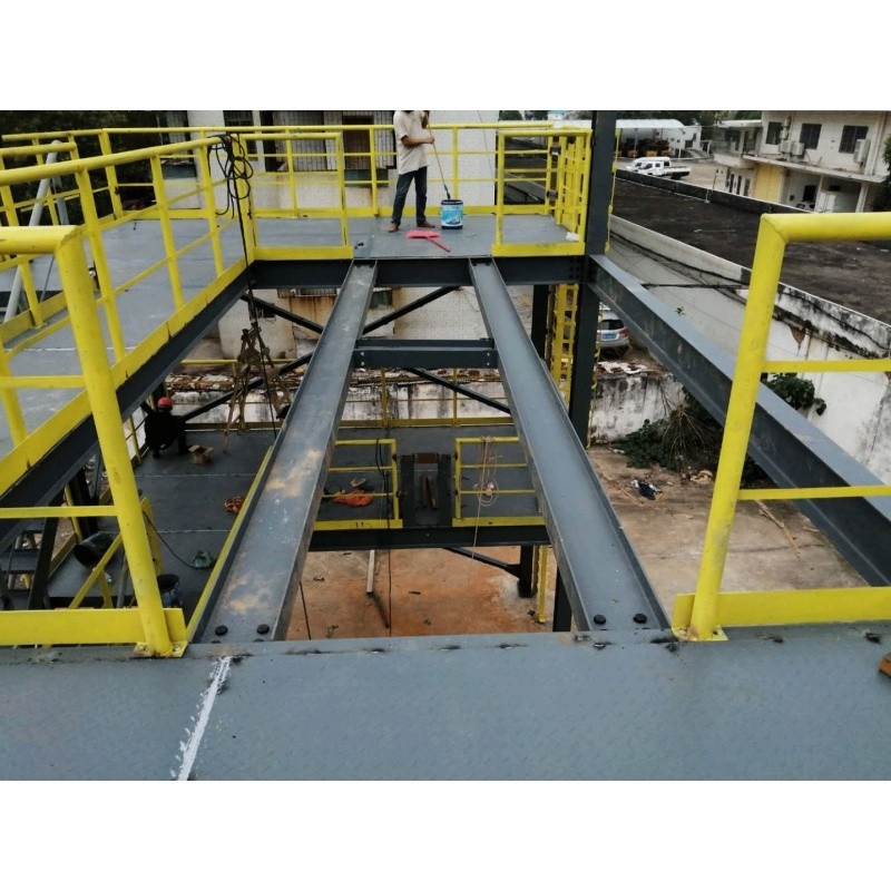 Estructura de acero Mezanino piso de almacén Plataforma de acero interior Mezanino para almacén