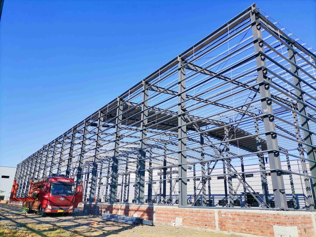 Estructura de acero ligero de alta calidad Enmarcado de la fábrica para la producción industrial Edificio almacén
