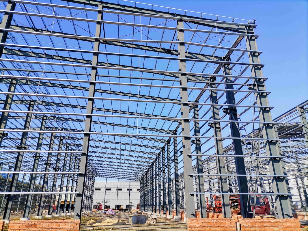 Estructura de acero ligero de alta calidad Enmarcado de la fábrica para la producción industrial Edificio almacén