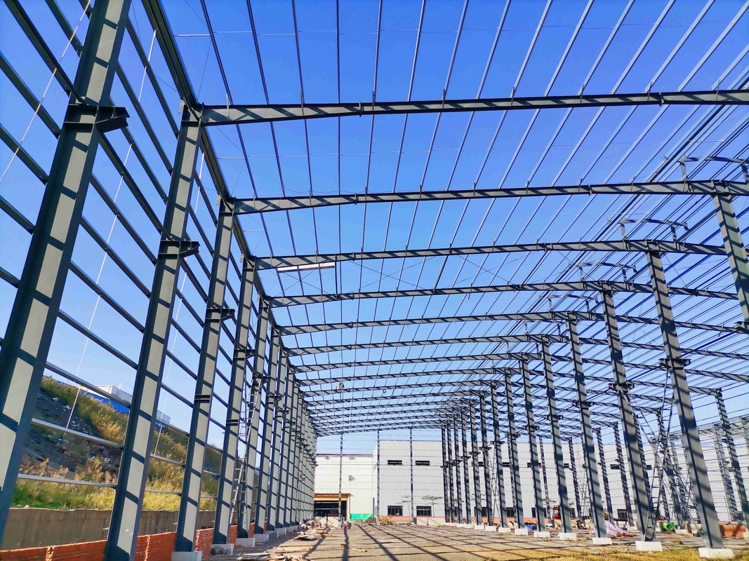 Estructura de acero ligero de alta calidad Enmarcado de la fábrica para la producción industrial Edificio almacén