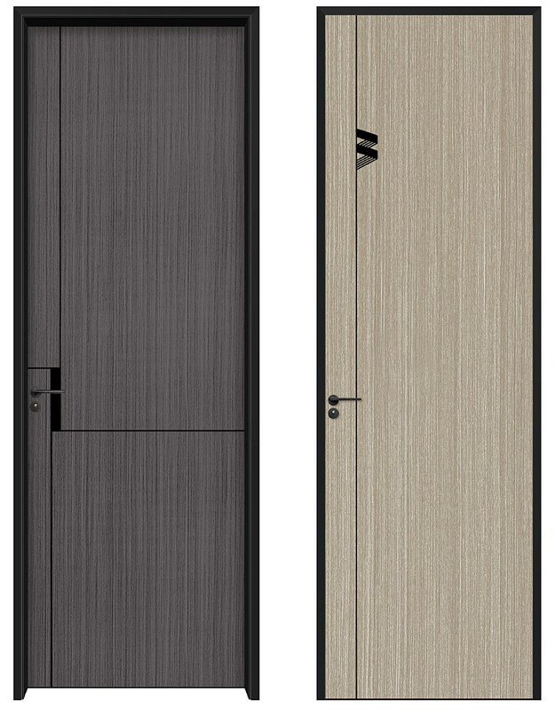Lujo ligero y elegante puerta de cristal de carbono aislante del sonido, a prueba de humedad y conservación del calor
