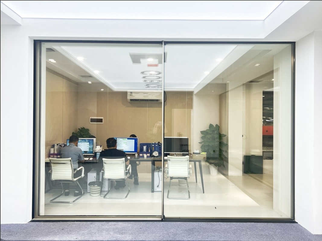 120 Puertas correderas panorámicas de aleación de aluminio 6063-t6 Inteligente para residencias privadas, villas, áreas comerciales, oficinas